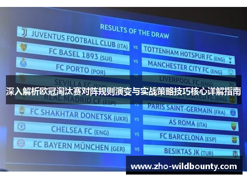 深入解析欧冠淘汰赛对阵规则演变与实战策略技巧核心详解指南